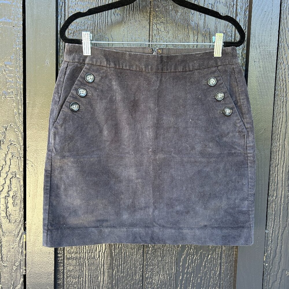 Banana Republic chocolate mini skirt
